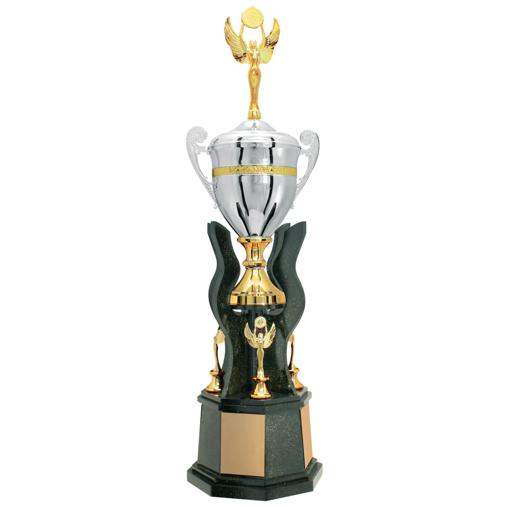 Trofeu Prata & Dourado - 200335-PD Troféu de Torneios e Campeonatos - Prata & Dourado