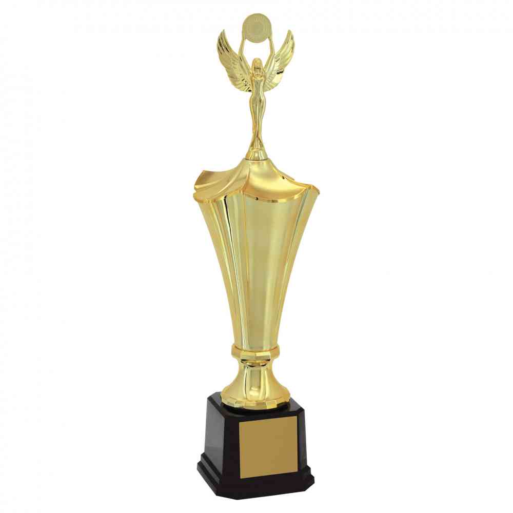 Troféu Dourado com estatueta Troféu Dourado com estatueta