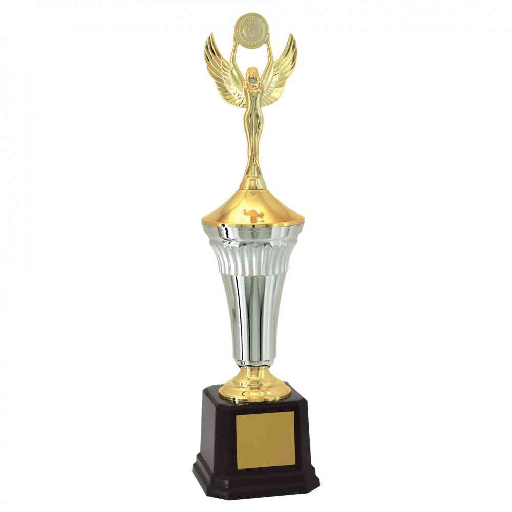 Troféu dourado com prata 401391 Troféu dourado com prata 401391